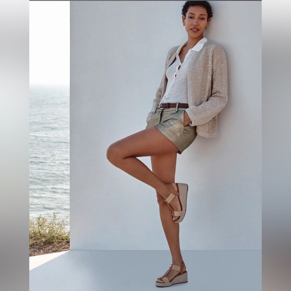 VIONIC CALERA WEDGE SANDALS IN CAMEL 7 - Picture 1 of 11